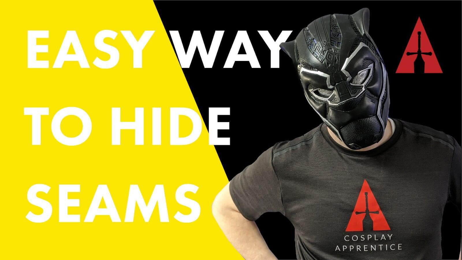 Easiest way to hide seams in Cosplay Foam Armor - No Filler Needed